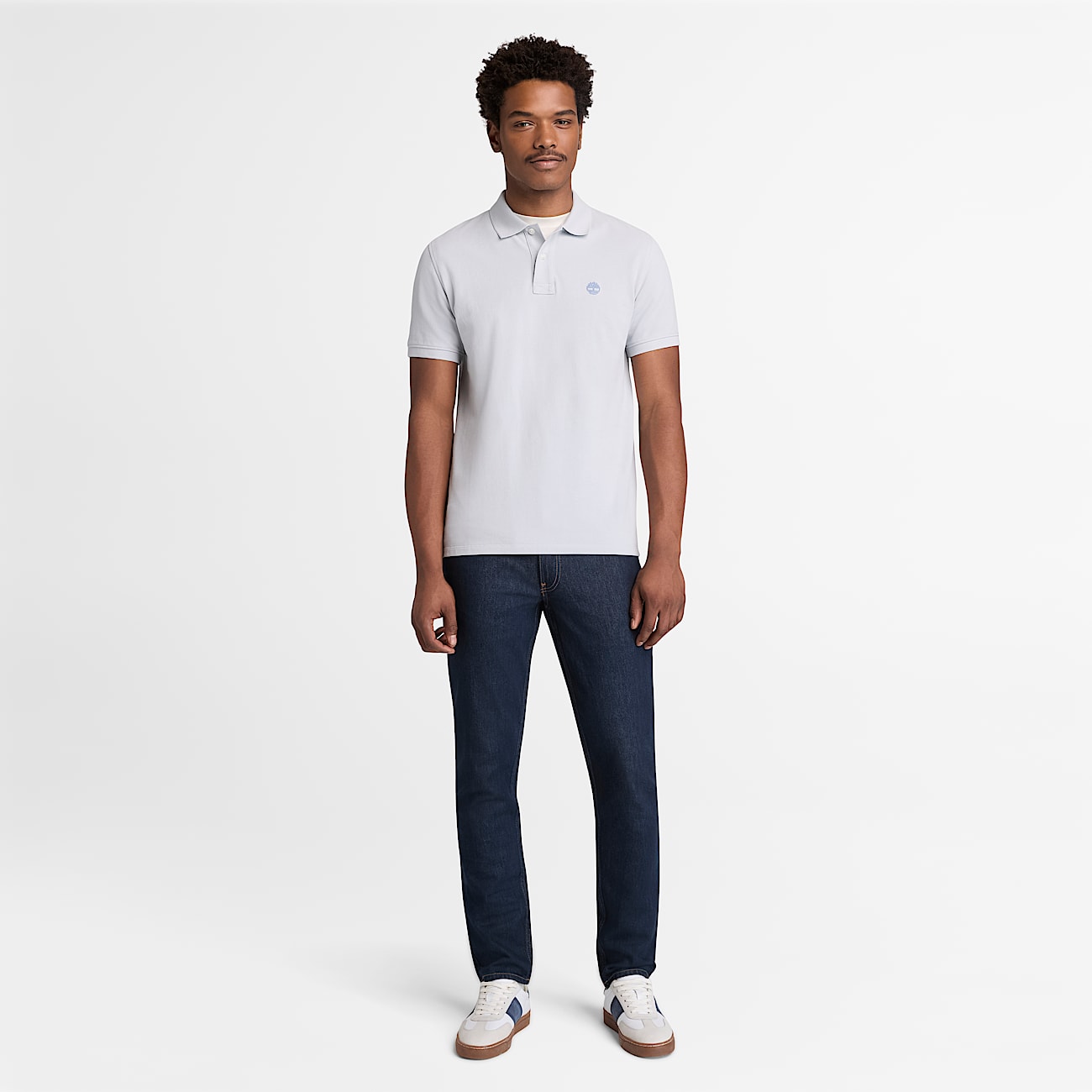 Kurzrmeliges Millers River PiquPolohemd fr Herren in Grau TBL Grau ALT2