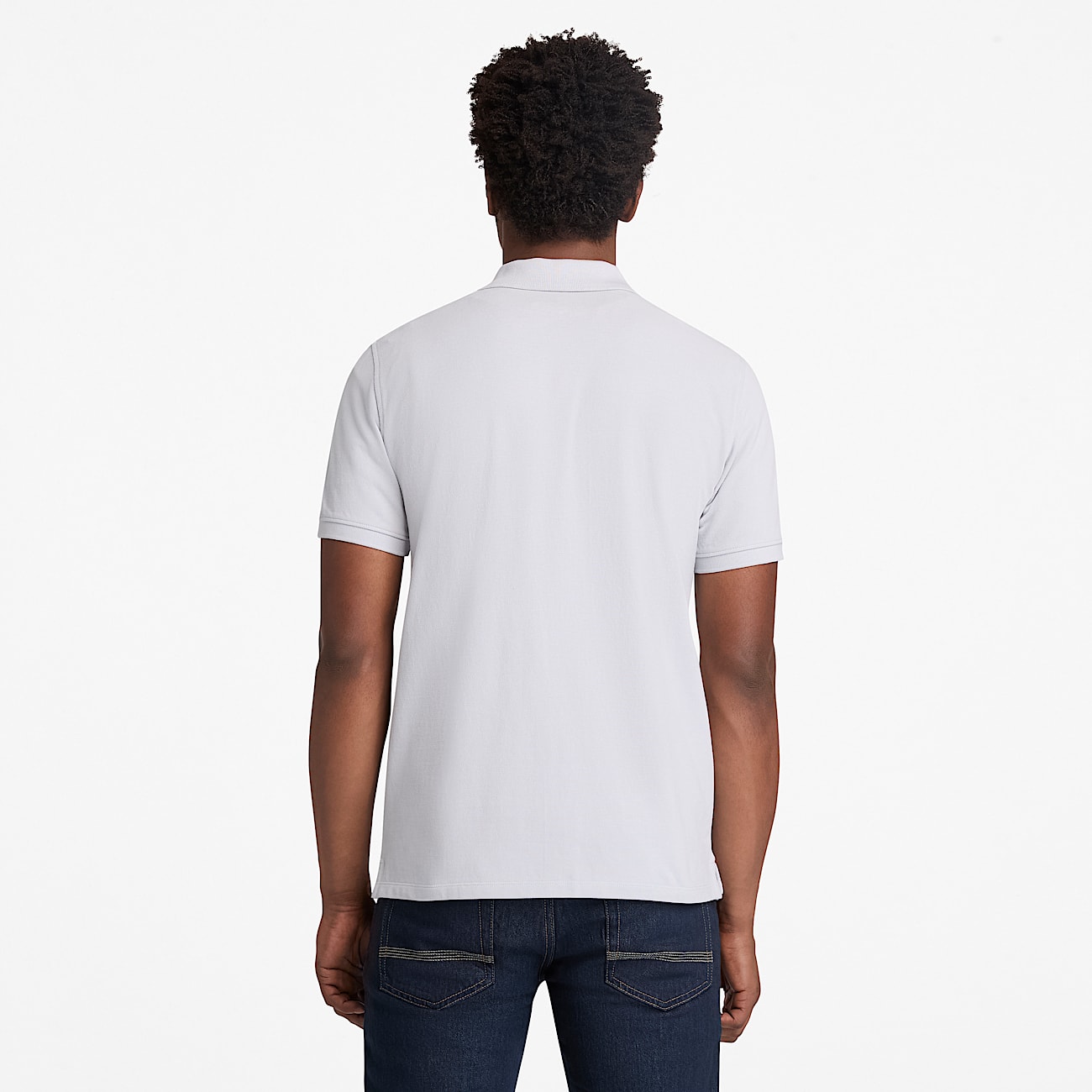 Millers River Short-Sleeve Pique Polo Shirt for Men in Grey - 5