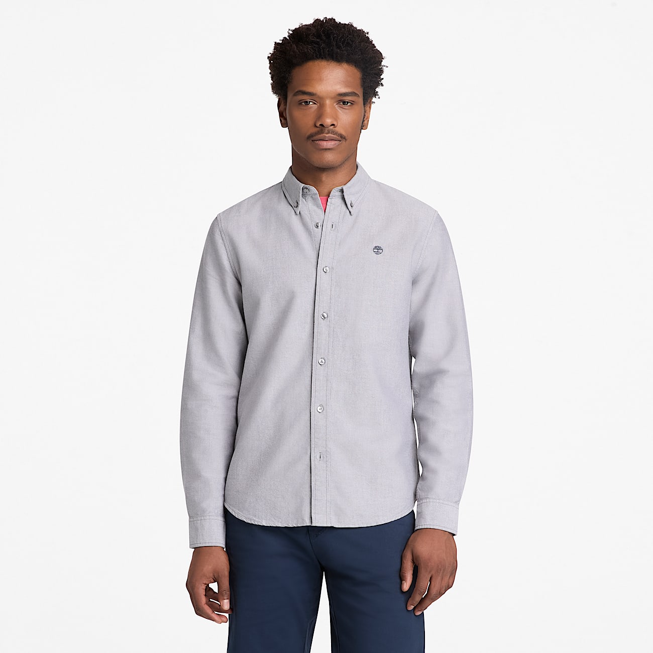 Oxfordhemd fr Herren in Grau TBL Grau ALT1