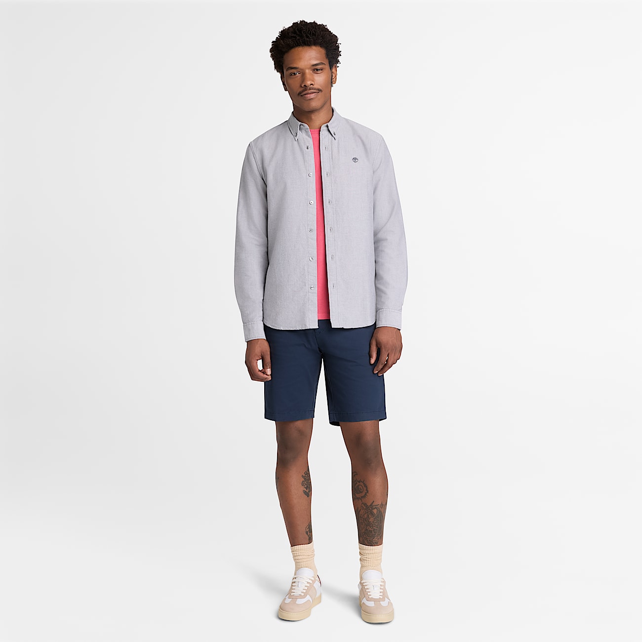 Oxfordhemd fr Herren in Grau TBL Grau ALT2