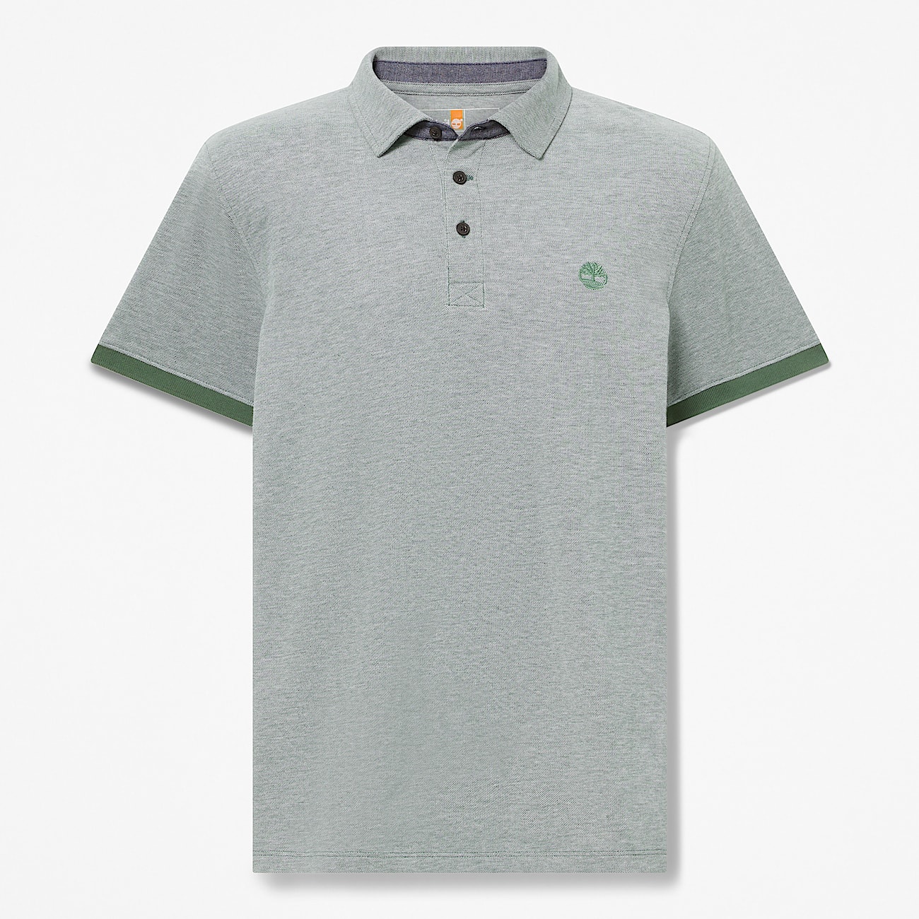 Kurzärmeliges Baboosic Brook Oxford-Polohemd für Herren in Dunkelgrün - 1