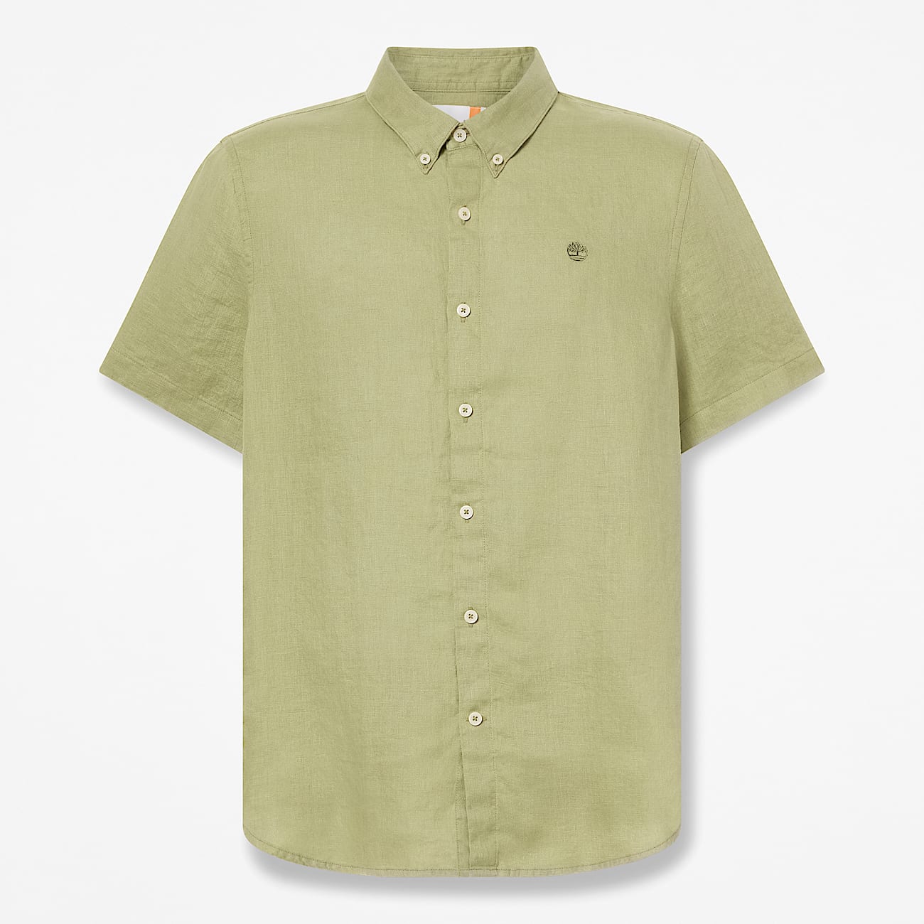 Mill Brook Linen ShortSleeve Shirt for Men in Green TBL Green HERO