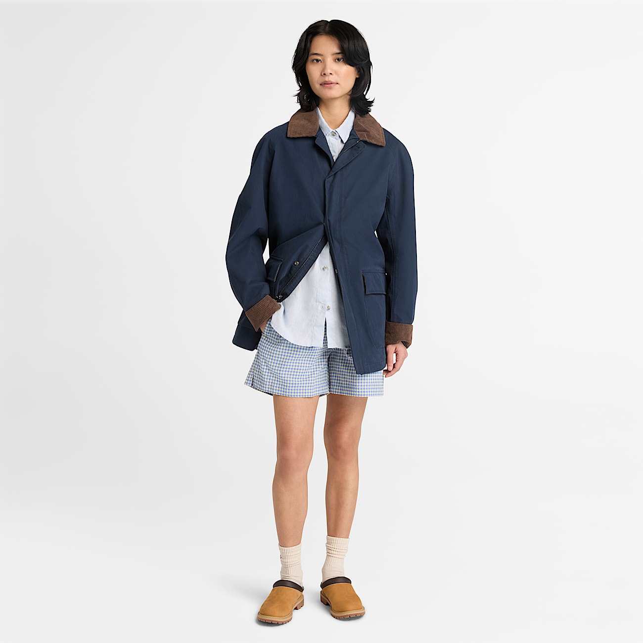 Langrmeliges Leinenhemd fr Damen in Grau TBL Grau ALT2