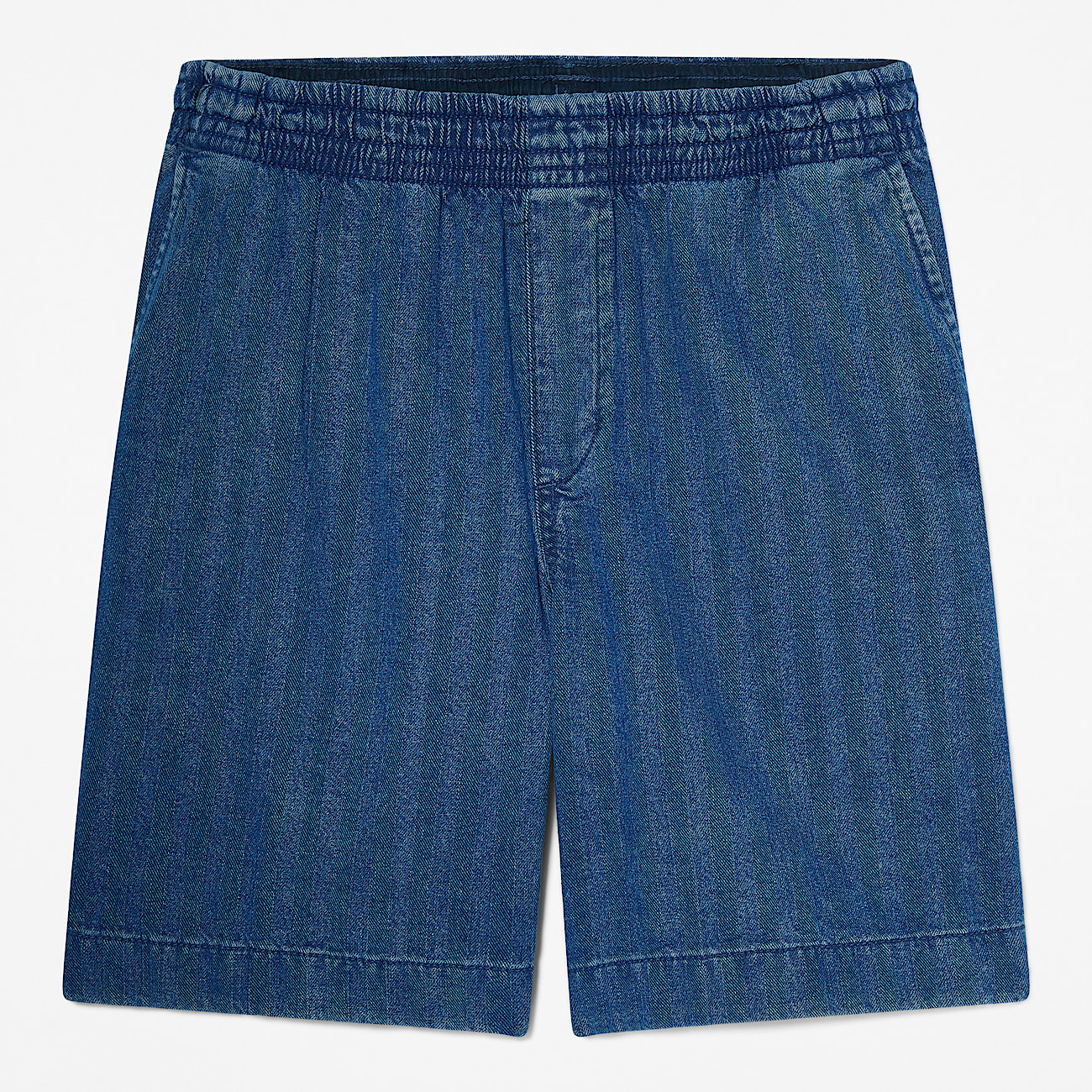 Short en denim  chevrons pour homme en bleu fonc TBL bleu HERO