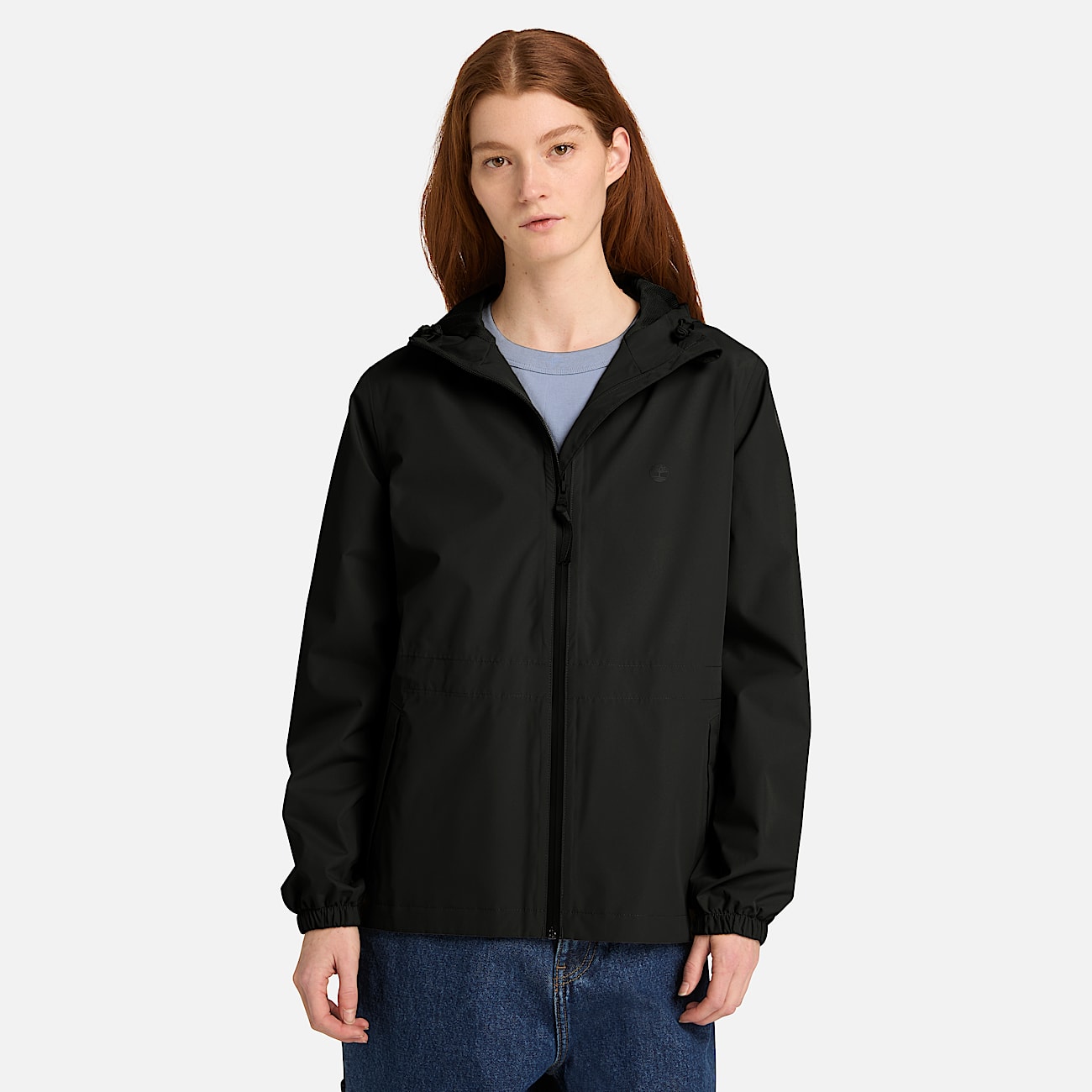 Wasserdichte Jacke fr Damen in Schwarz TBL Schwarz ALT1