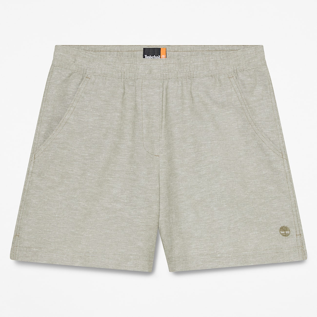 Linen Blend Short for Women in Green TBL Green HERO