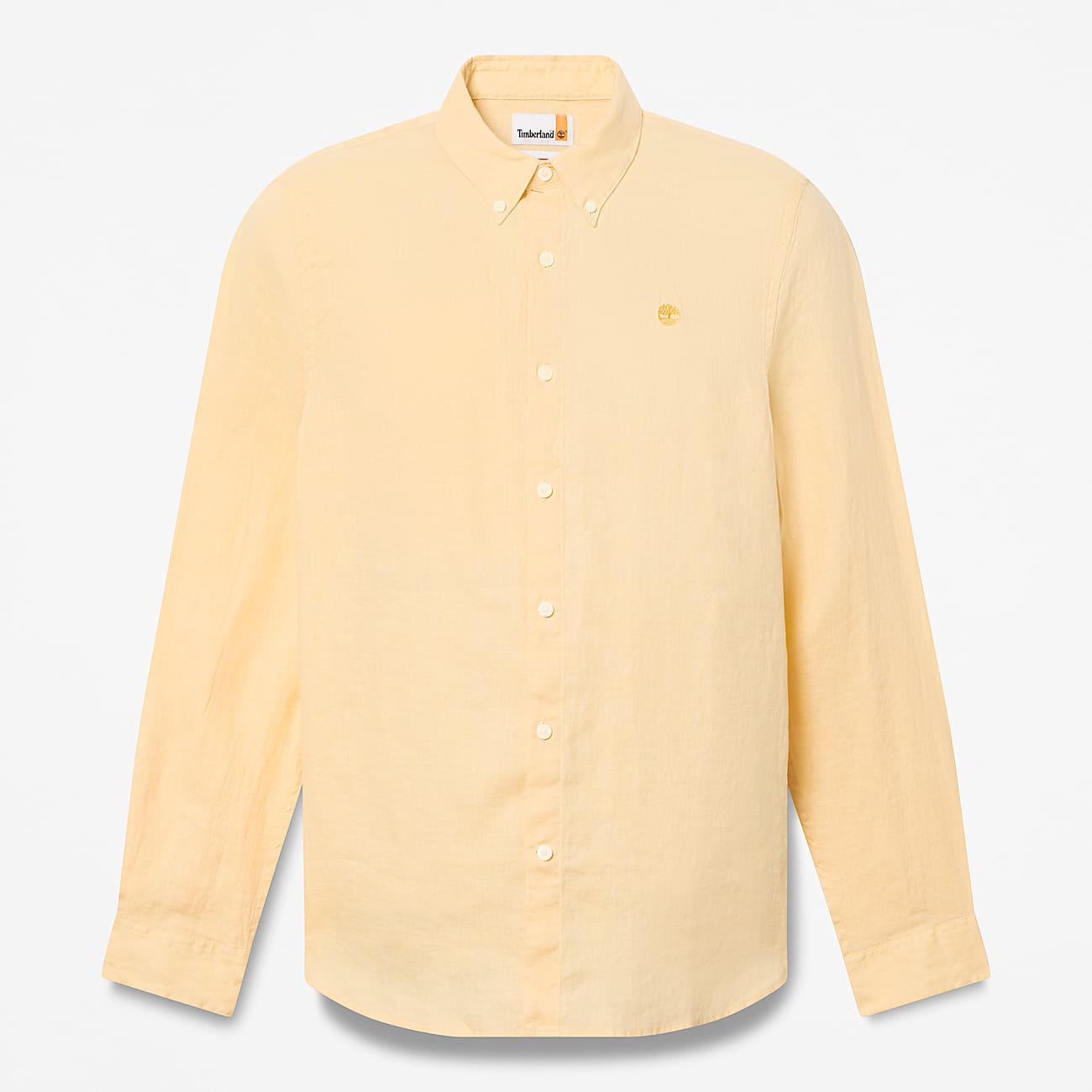 Mill Brook Linen Shirt for Men in Yellow TBL Yellow HERO