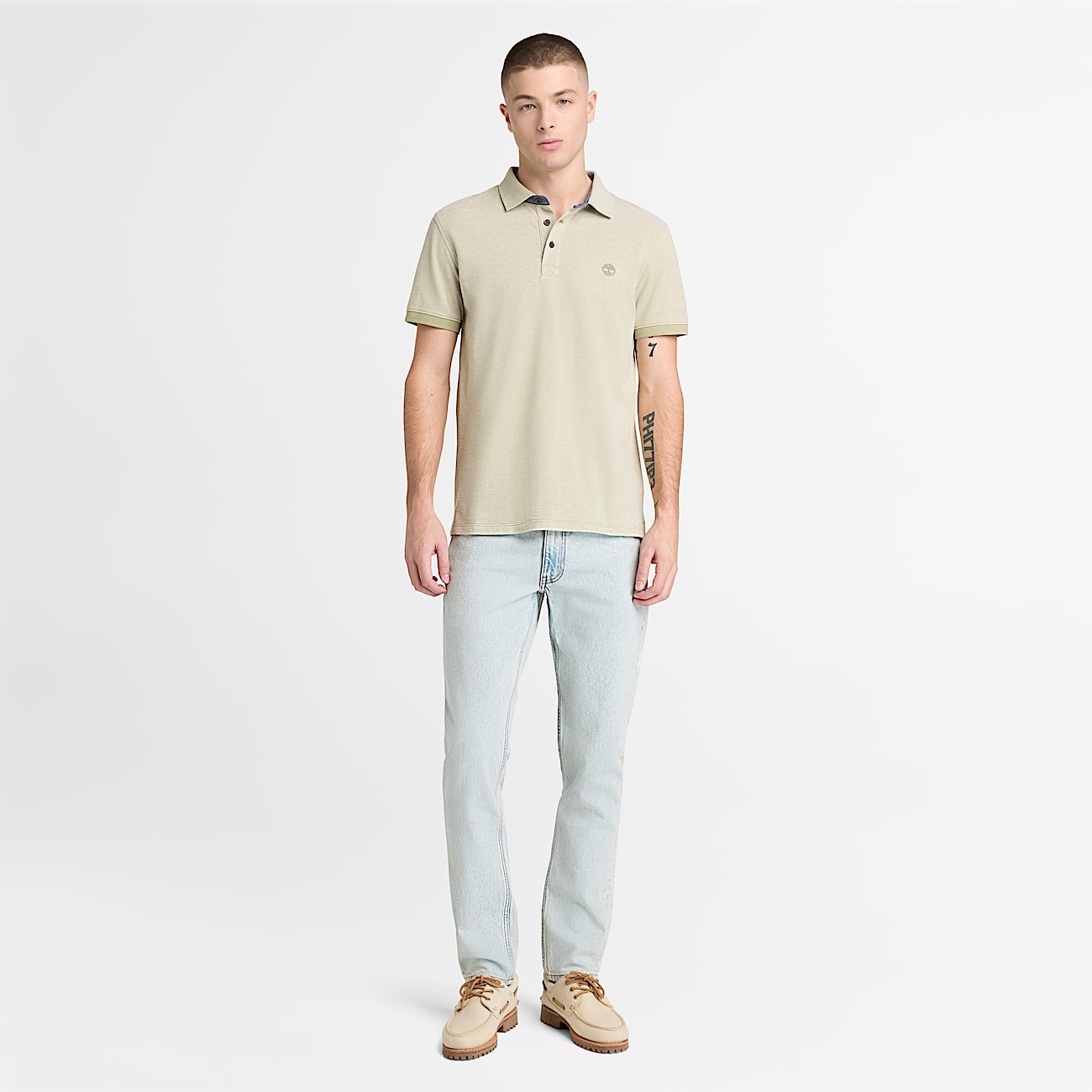Kurzrmeliges Baboosic Brook OxfordPolohemd fr Herren in Grn TBL Grn ALT2
