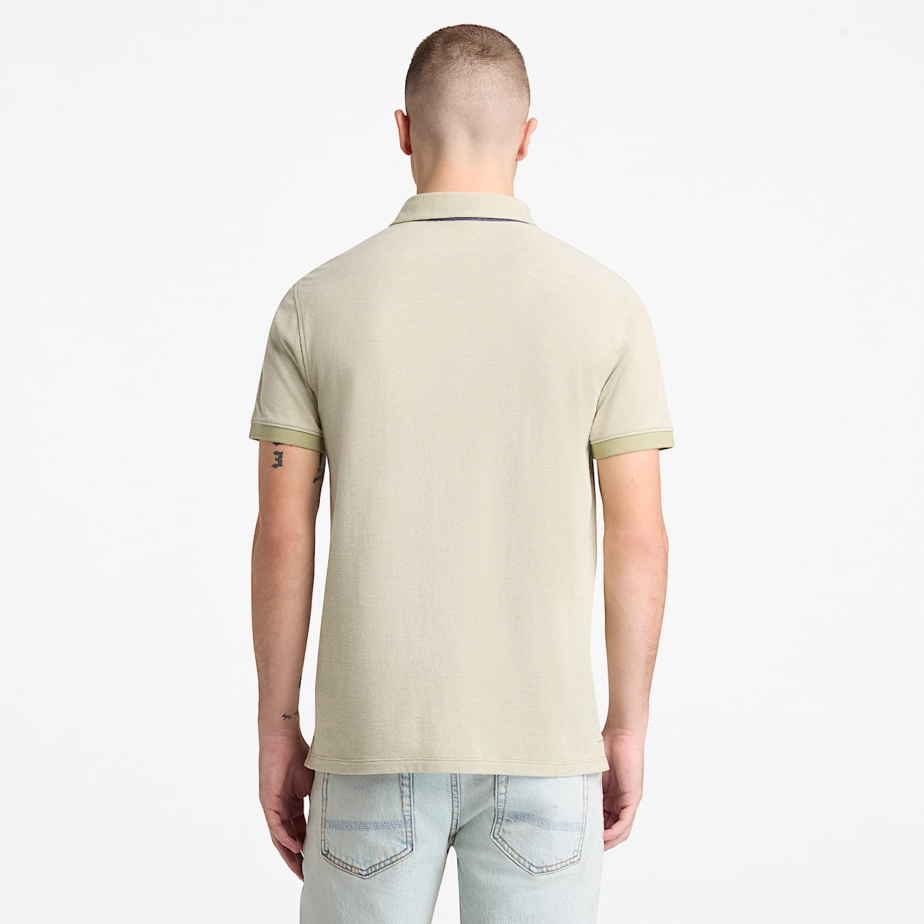 Kurzrmeliges Baboosic Brook OxfordPolohemd fr Herren in Beige TBL Beige ALT8