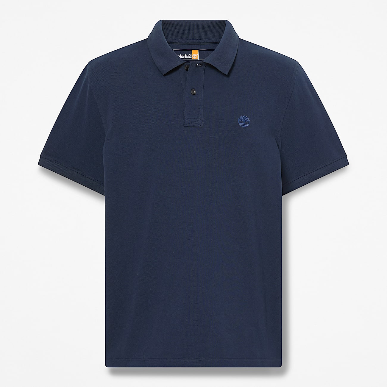 Polo in Piqué a Maniche Corte Millers River da Uomo in blu scuro - 1