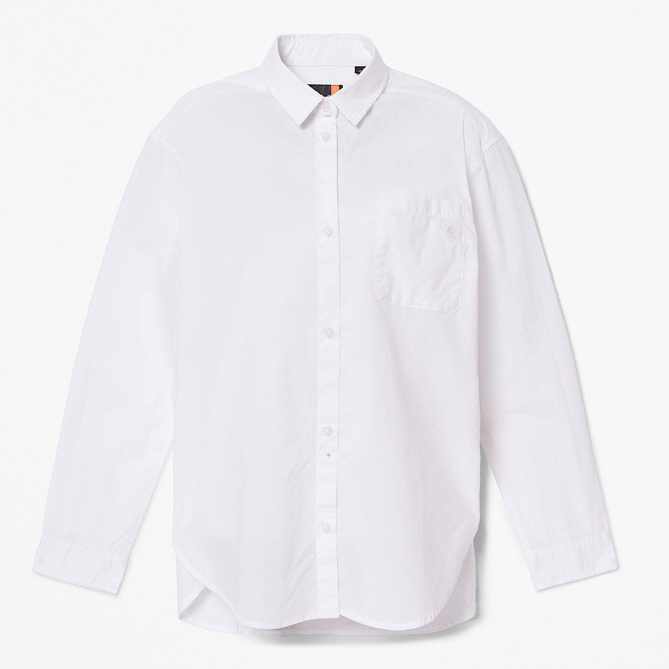 Poplin LongSleeve Shirt for Women in White TBL White HERO