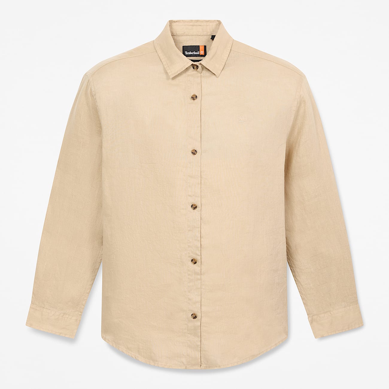 Langrmeliges Leinenhemd fr Damen in Beige TBL Beige HERO