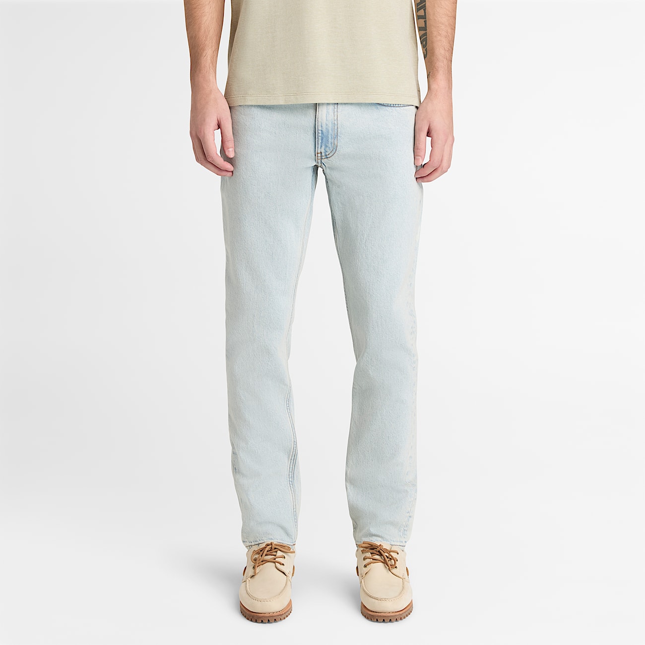 Sandown Slim Denim Trouser for Men in Grey - 3