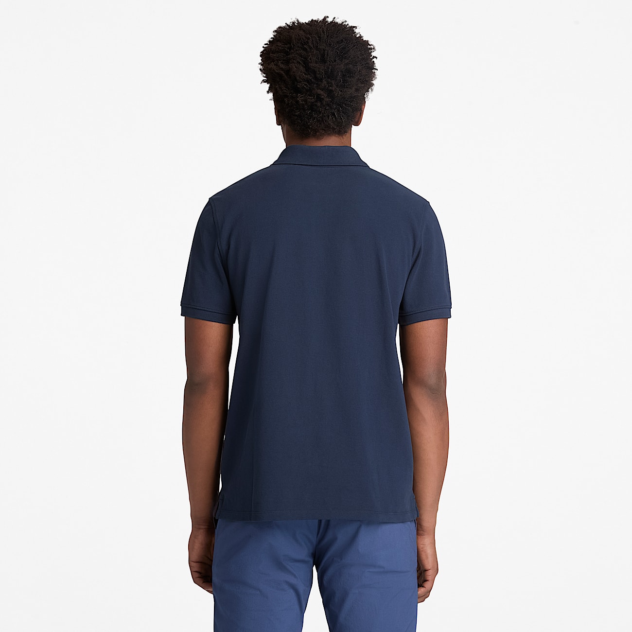 Kurzrmeliges Millers River PiquPolohemd fr Herren in Dunkelblau TBL Blau ALT8