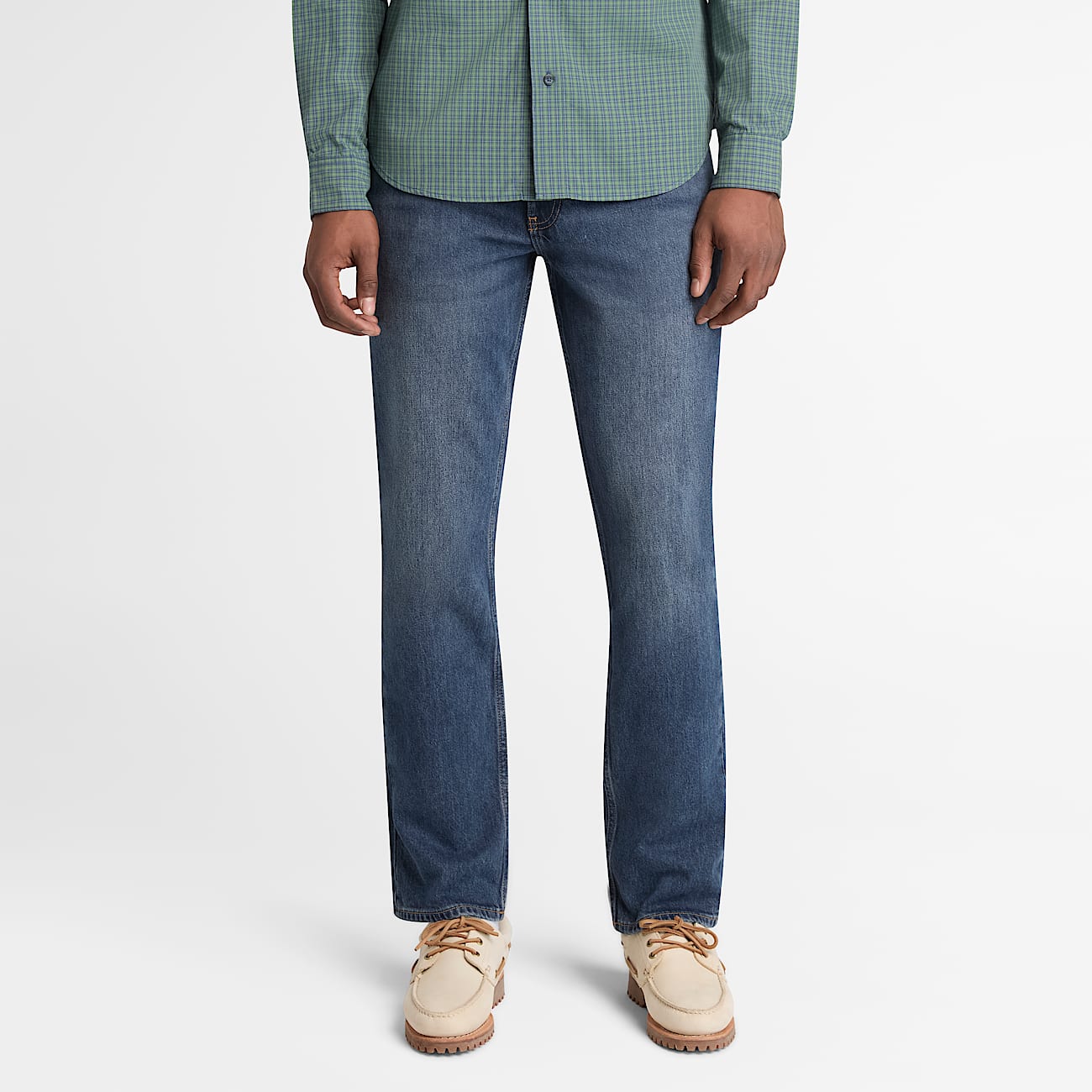 Pantaloni Slim in Denim Sandown da Uomo in blu - 3