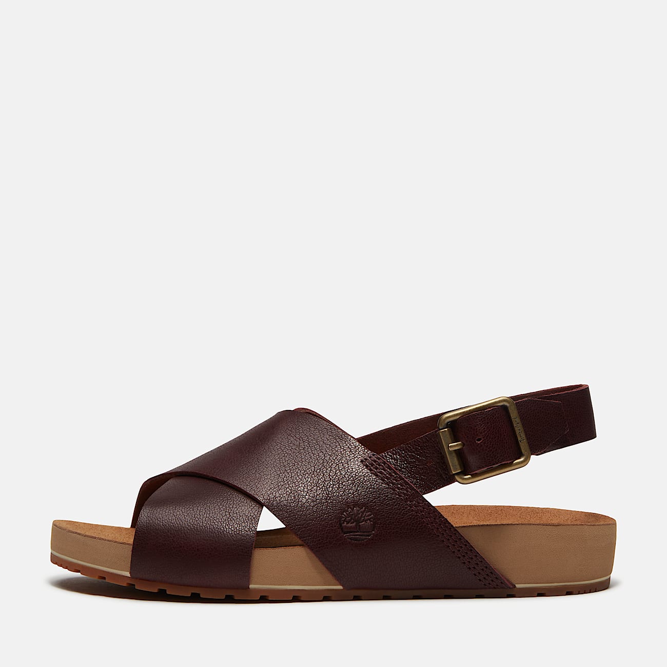 Malibu Waves Basic-Sandale mit Fersenriemen für Damen in Burgunderrot - 8