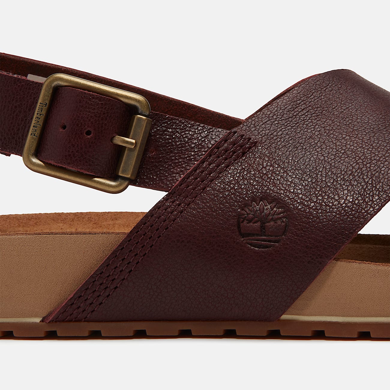 Malibu Waves BasicSandale mit Fersenriemen fr Damen in Burgunderrot TBL No Color ALT7