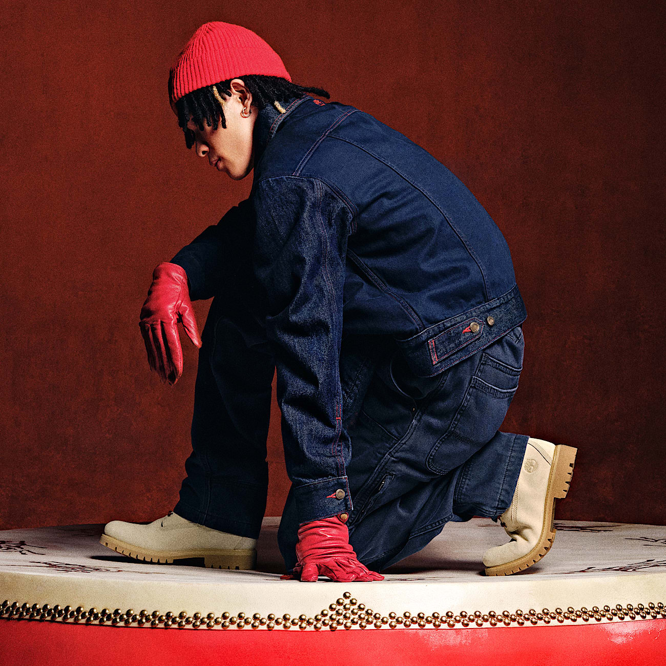 Timberland Year of the Horse Premium 6Inch Waterproof Boot for Men in Light BeigeDark Blue TBL Beige MKTG5