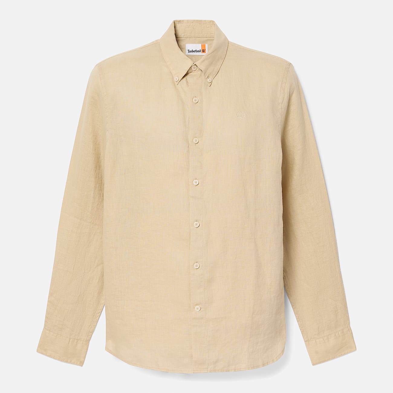 Camisa de Linho Mill Brook para Homem em bege TBL bege HERO