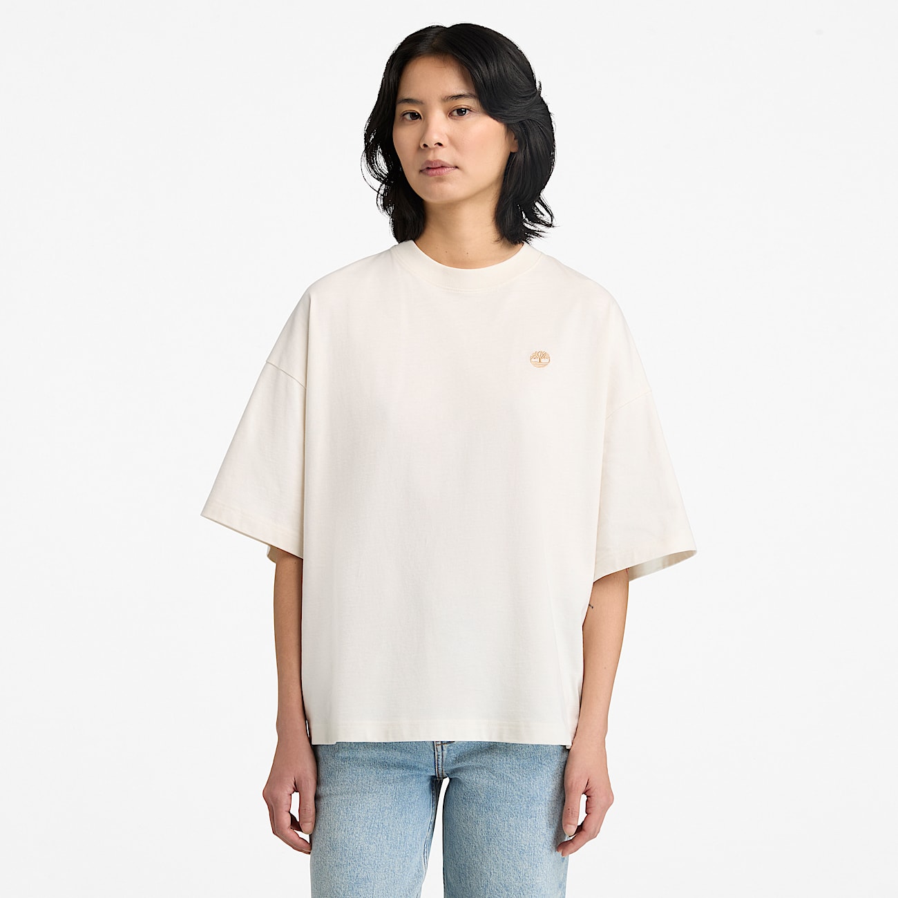 Dunstan OversizeTShirt fr Damen in Wei TBL Wei ALT1