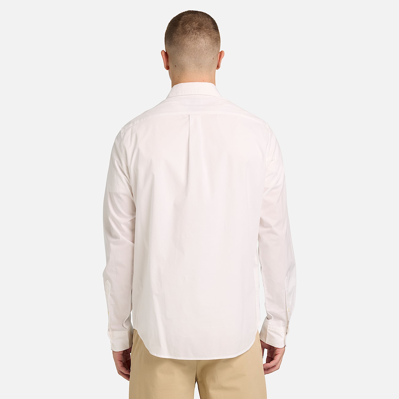 Langrmeliges Hemd aus StretchPopeline fr Herren in Wei TBL Wei ALT8