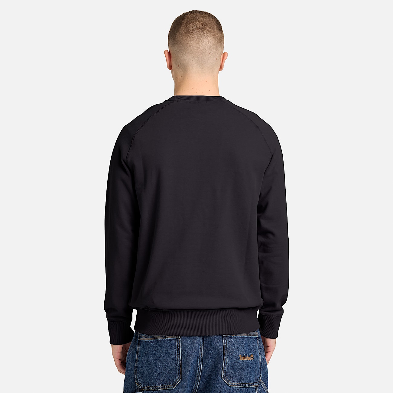 Sweat  col rond Exeter River pour homme en noir TBL noir ALT8