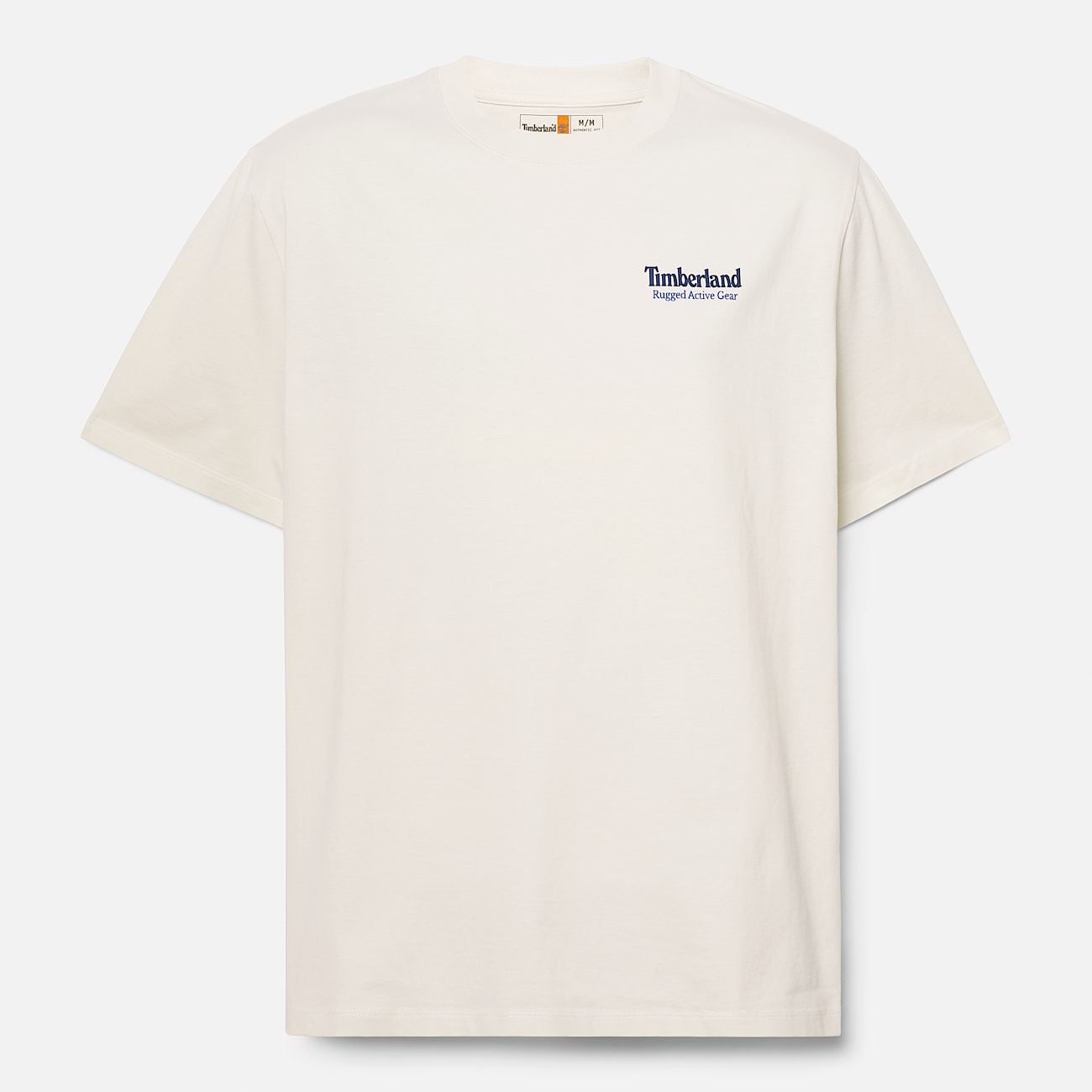 Tshirt com Grfico nas Costas Rugged Active Gear para Homem em branco TBL branco HERO