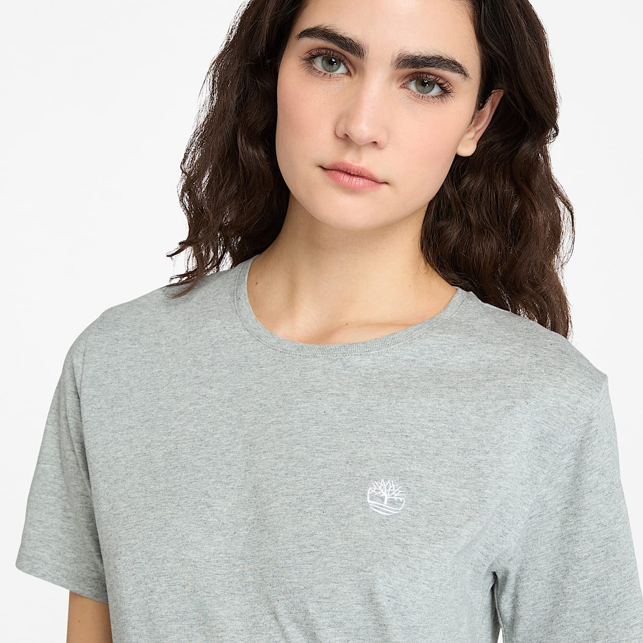 Dunstan ShortSleeve TShirt for Women in Light Grey TBL Grey ALT3