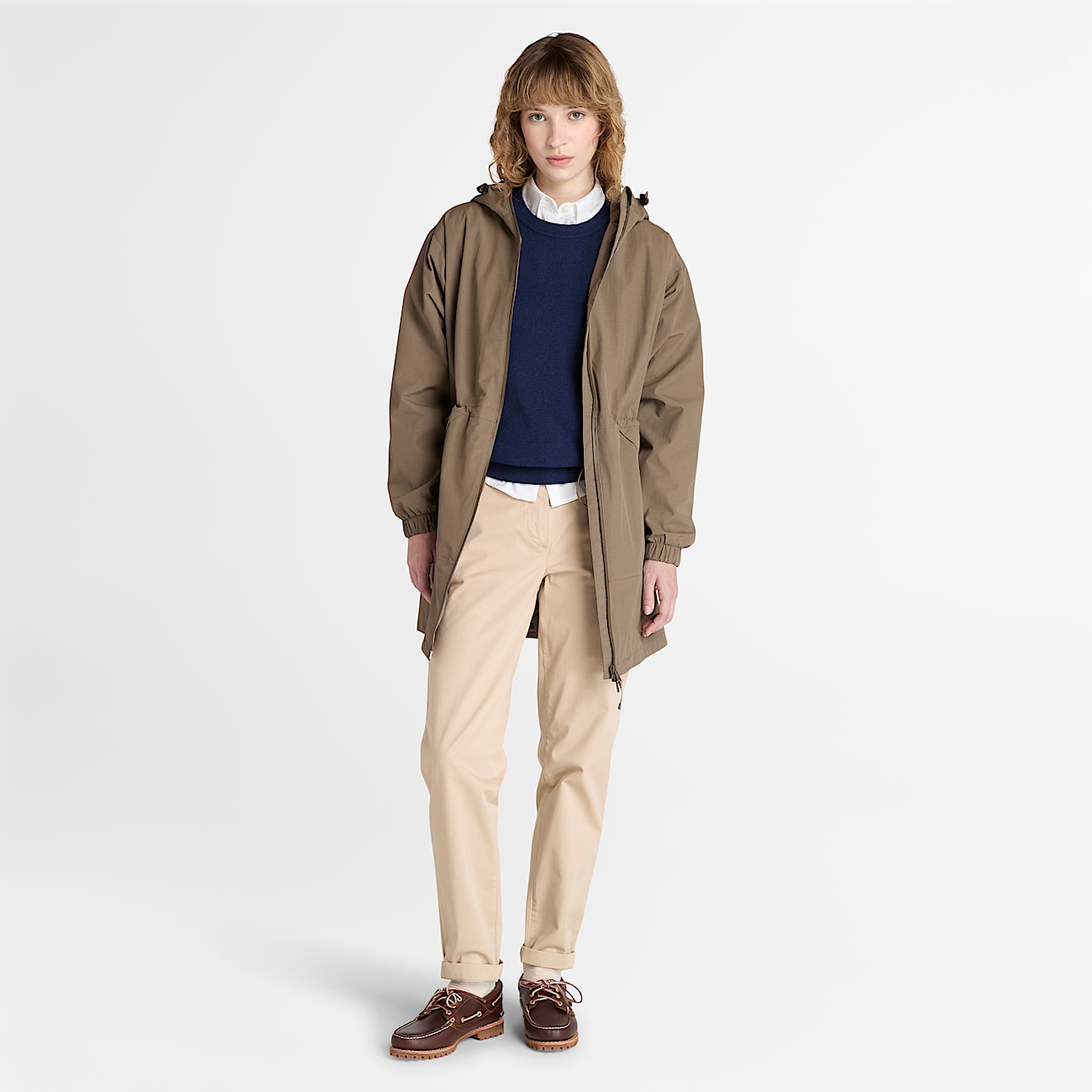 Merino Crewneck Jumper for Women in Dark Blue TBL Blue ALT2