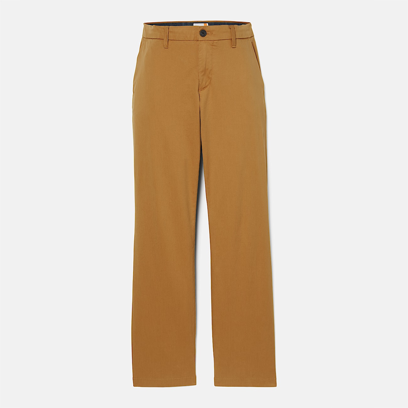 Calas Chino em Sarja de Corte Direito Claremont para Homem em amareloescuro TBL amarelo HERO