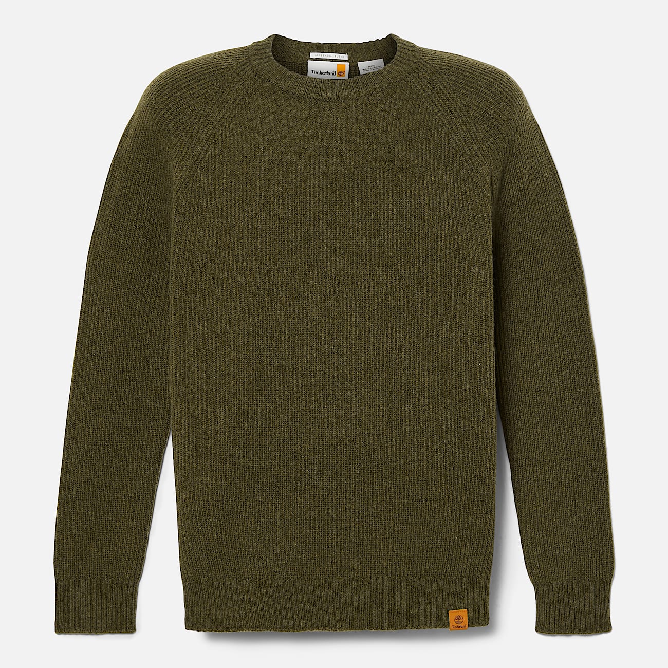 Camisola de Gola Redonda com Mangas Ragl Phillips Brook para Homem em verdeescuro TBL verde HERO