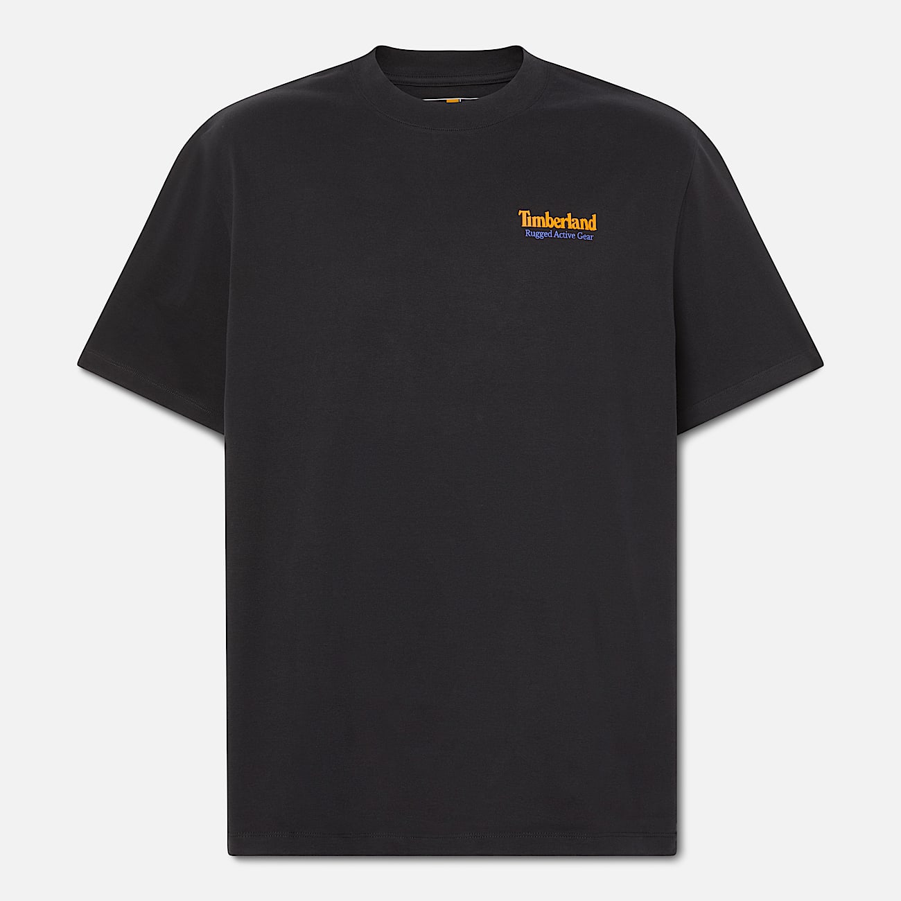 Tshirt com Grfico nas Costas Rugged Active Gear para Homem em pretoamareloescuro TBL preto HERO