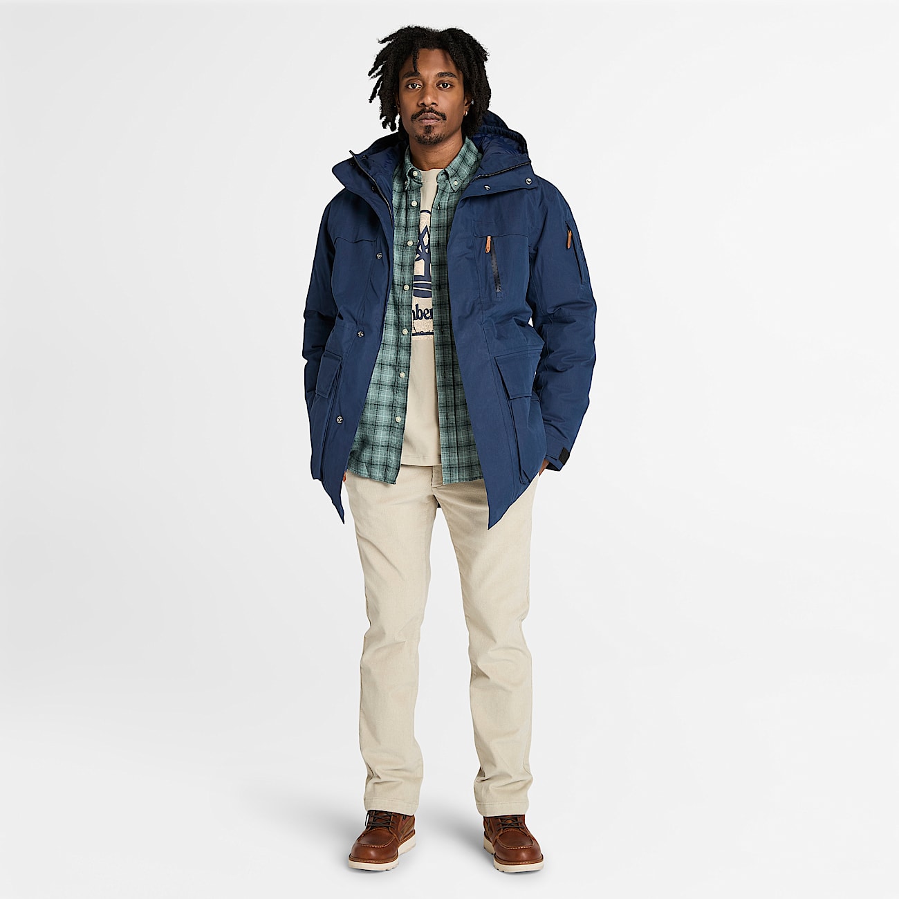 Tshirt Grfica com Logtipo Sobreposto Sazonal  Frente para Homem em cinzento TBL cinzento ALT2