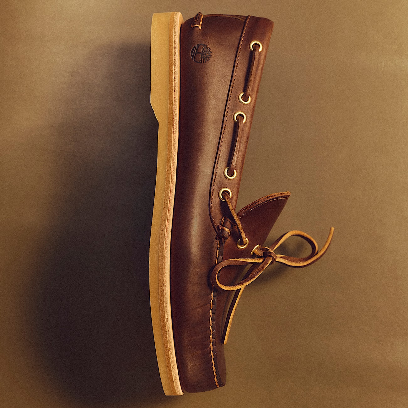 Sapato de Vela Artesanal para Homem em castanho TBL castanho MKTG1