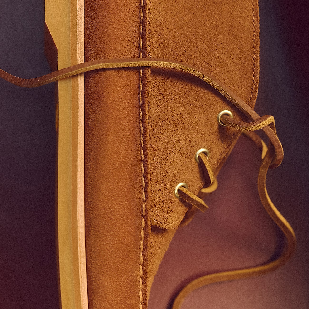 Bota de Vela Artesanal Mid para Homem em castanho TBL castanho MKTG2