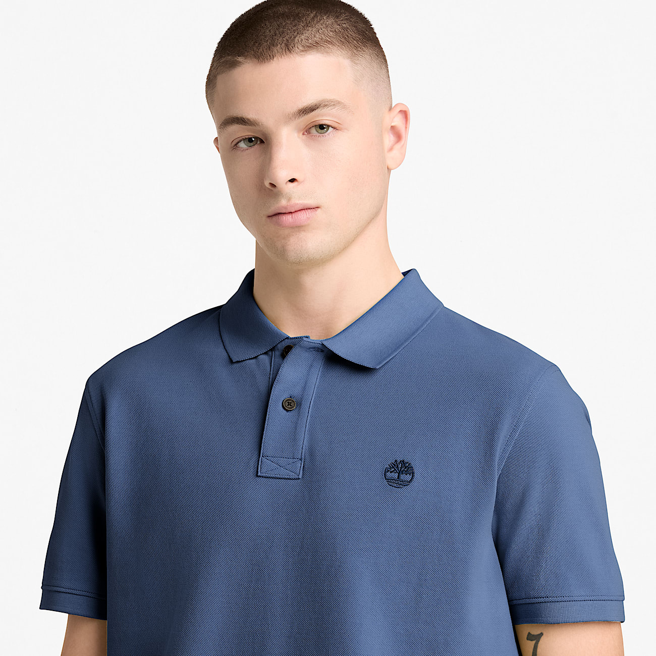 Kurzrmeliges Millers River PiquPolohemd fr Herren in Dunkelblau TBL No Color ALT3