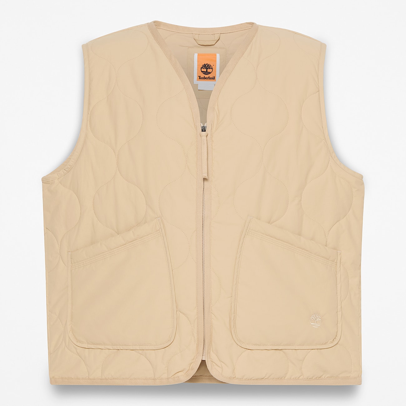 All Gender Quilted Vest in Beige TBL No Color HERO