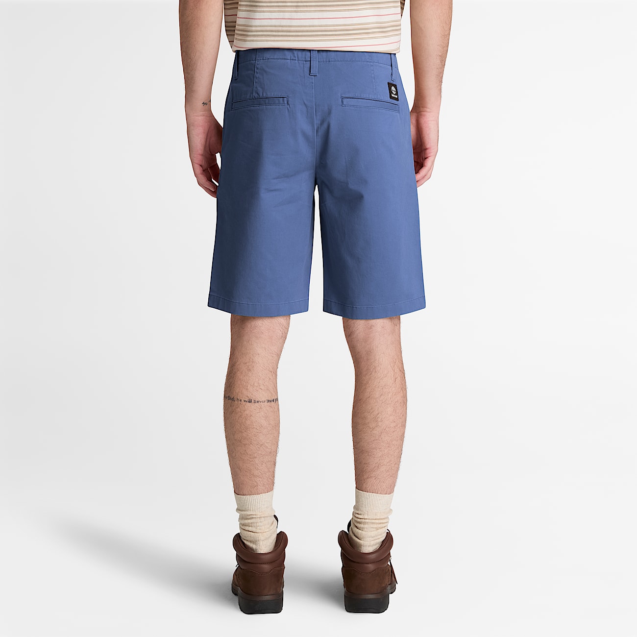 Topsfield Twill Chino Short for Men in Blue TBL Blue ALT8