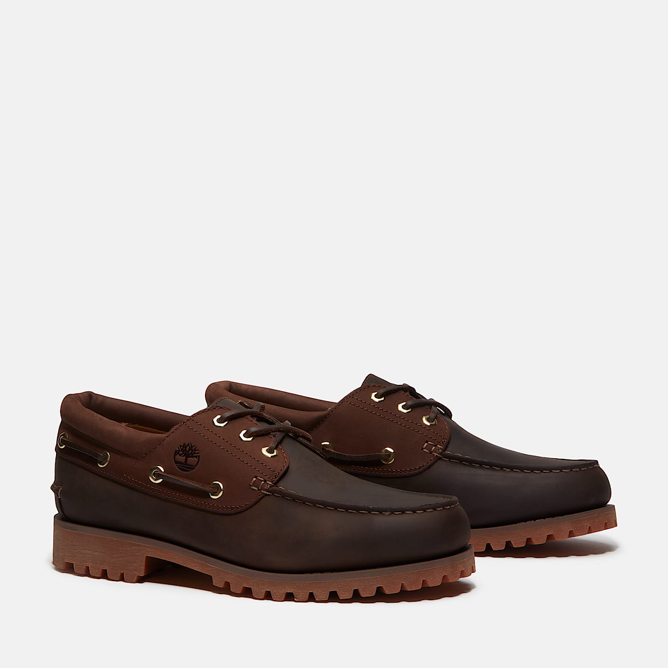 Timberland Authentic 3Eye Boat Shoe for Men in Dark Brown TBL Brown ALT4