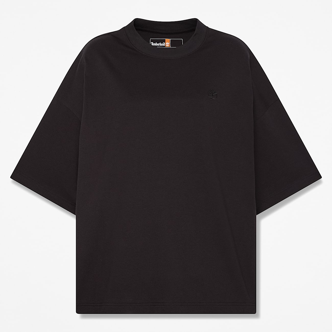 Tshirt Grande de Manga Curta Dunstan para Mulher em preto TBL preto HERO