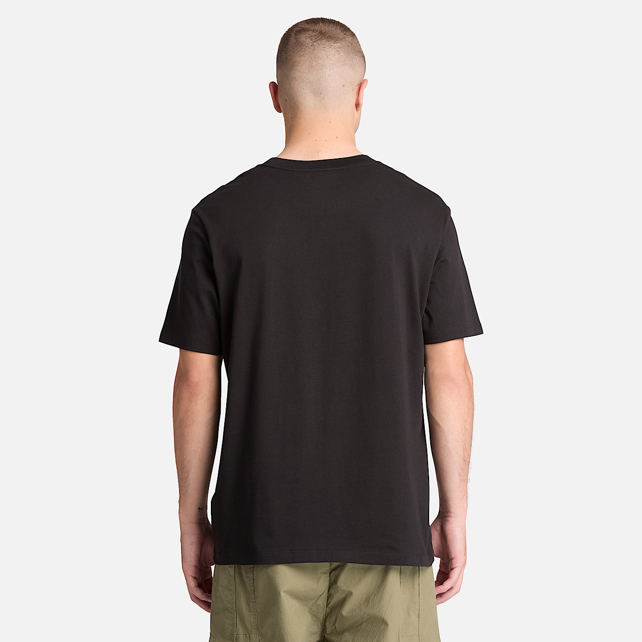 Uniseks Berlin Tshirt met korte mouwen in zwart TBL zwart ALT8