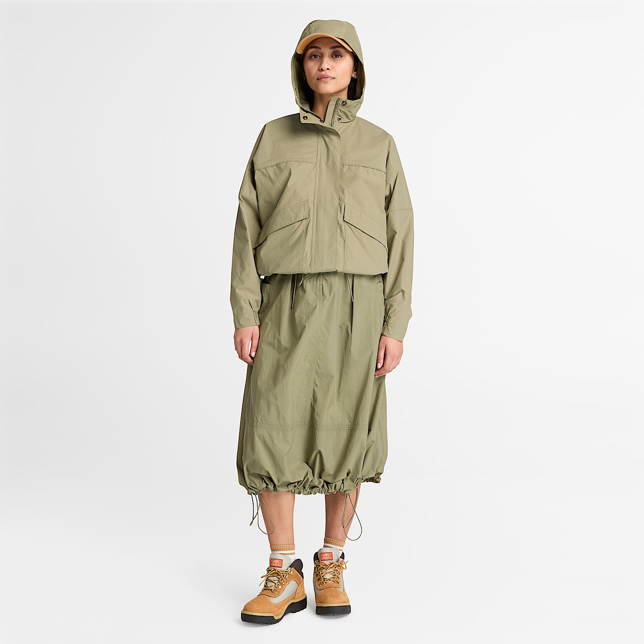 Strapazierfhige wasserabweisende Jacke fr Damen in Grn TBL Grn ALT2