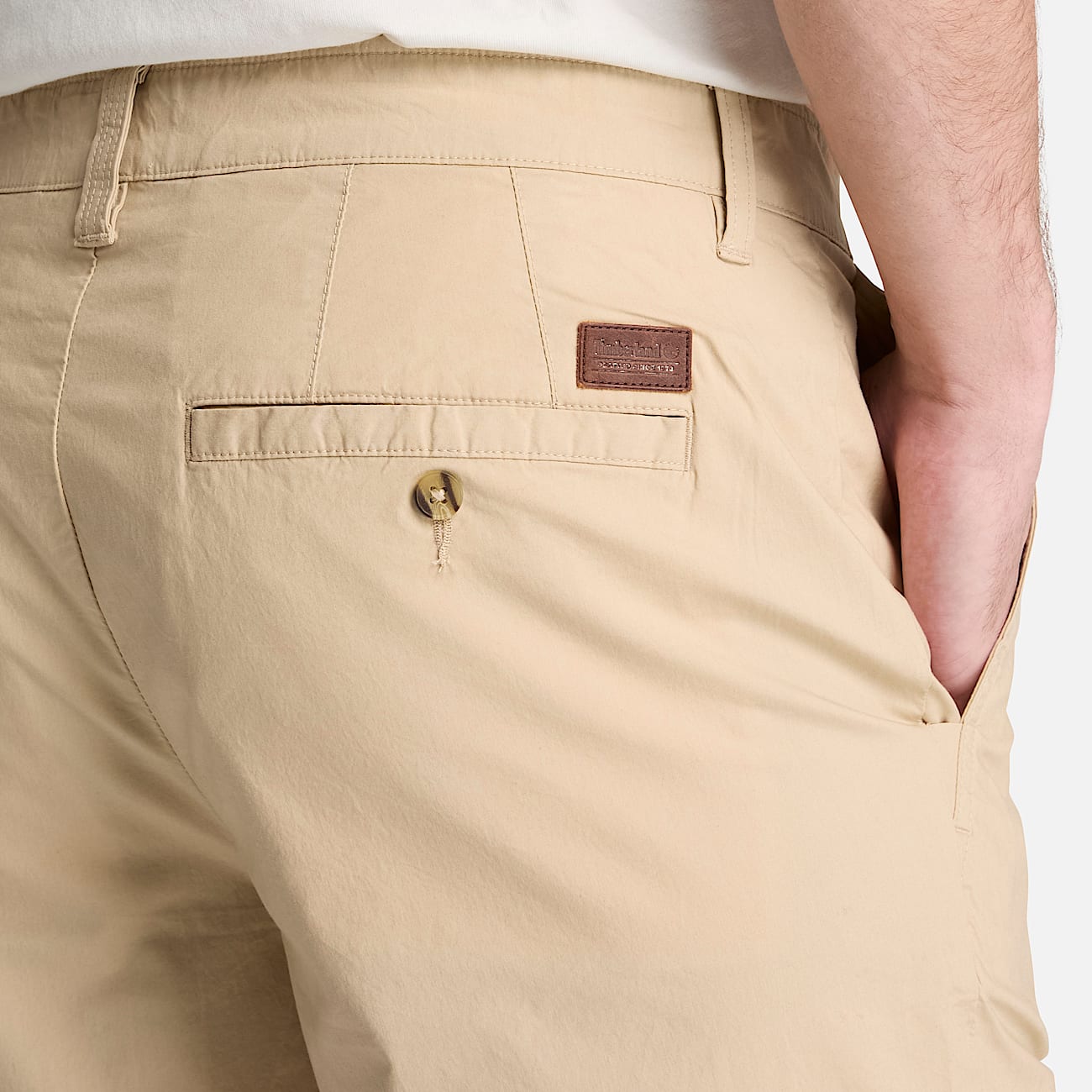 Claremont ChinoShorts aus Popeline fr Herren in Beige TBL Beige ALT3