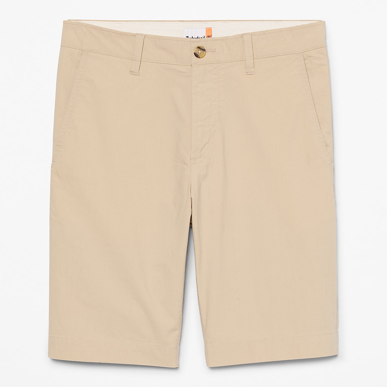 Claremont Chinoshort van popeline voor heren in beige TBL Beige HERO