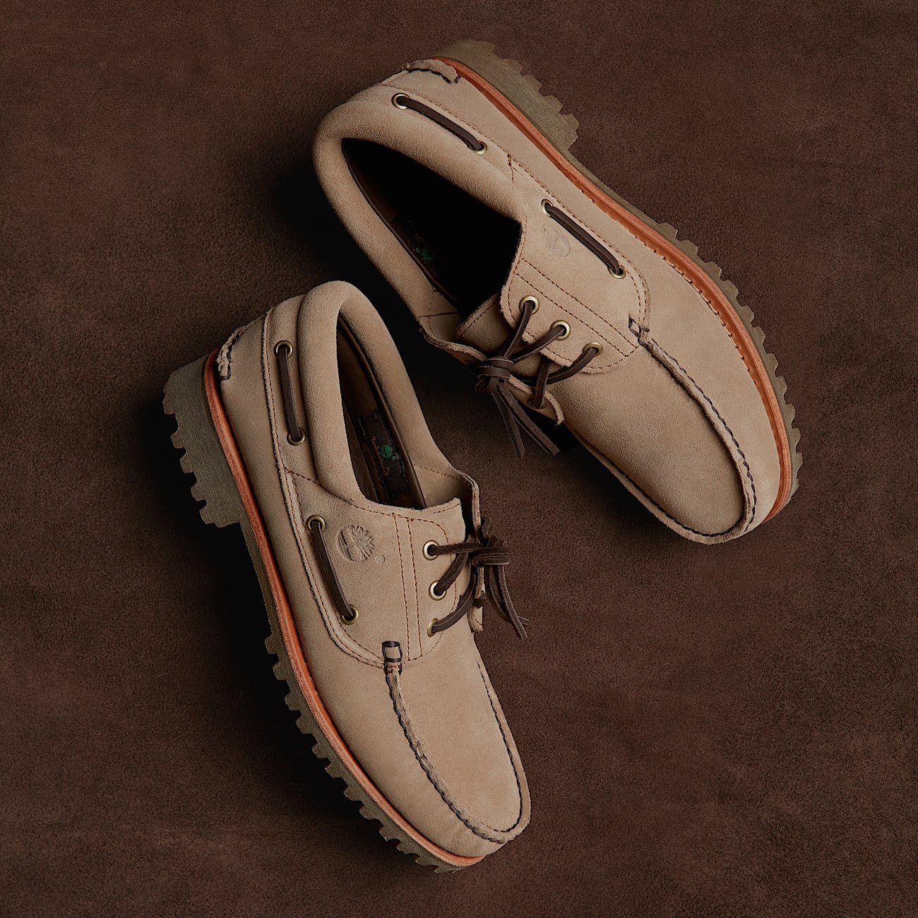 Timberland Mix Tape Authentic 3Eye Lug Bootsschuh fr Herren in Beige TBL Beige MKTG1