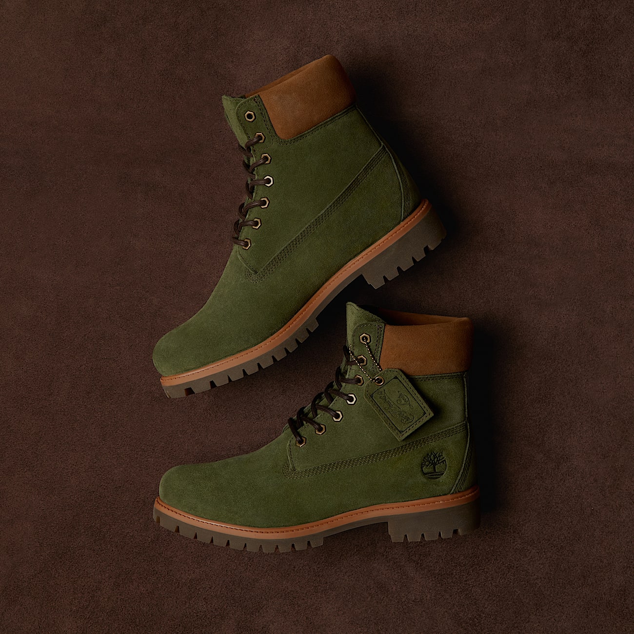 Timberland Premium 6Inch Waterproof Boot for Men in Green TBL Green MKTG2