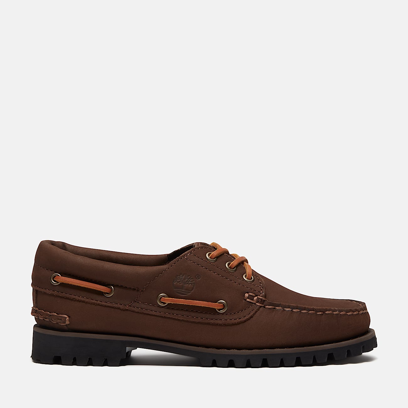 Timberland Authentic 3Eye Boat Shoe for Women in Dark Brown TBL Brown HERO