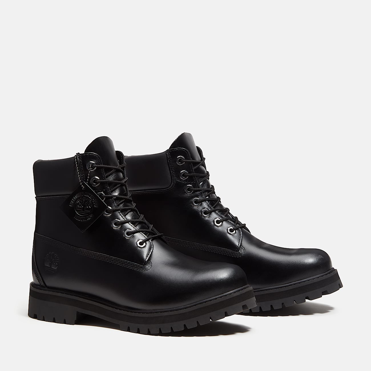 Timberland Heritage 6Inch Waterproof Boot for Men in Black TBL Black ALT4