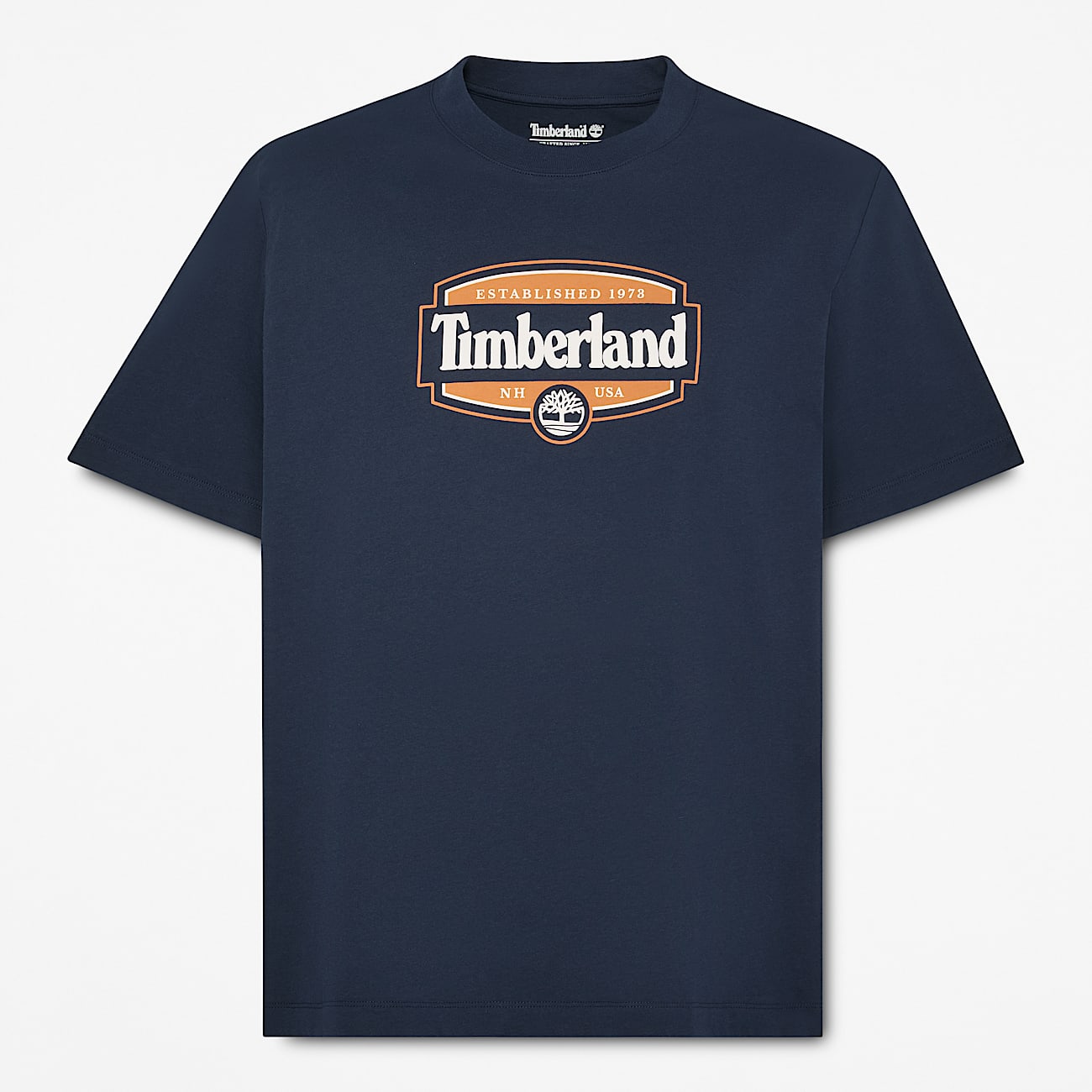 KurzarmTShirt mit traditionellem Siegel fr Herren in Dunkelblau TBL Blau HERO