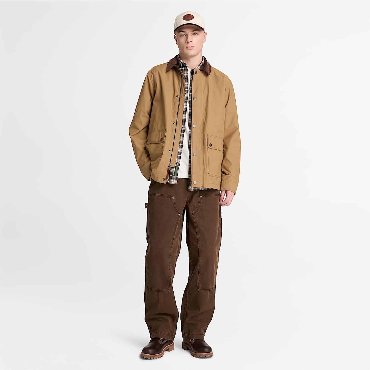 Wenham Water Repellent Field Coat for Men in Brown TBL Brown ALT2